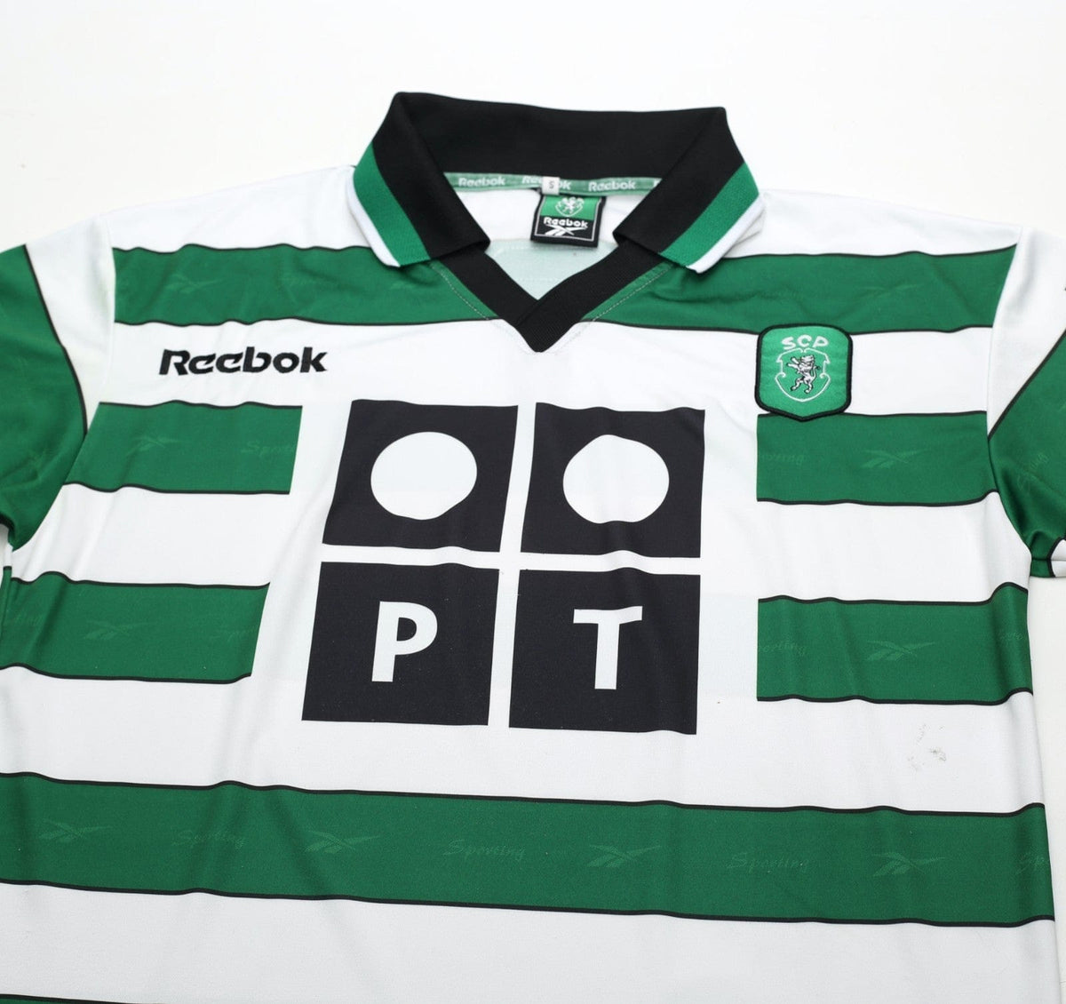 2000/01 SPORTING CP Vintage Reebok Home Football Shirt (S/M)