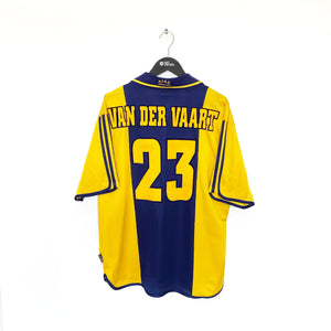 2000/01 VAN DER VAART #23 Ajax Vintage Umbro Centenary Away Football Shirt (XL)
