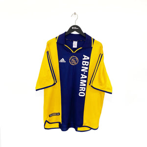 2000/01 VAN DER VAART #23 Ajax Vintage Umbro Centenary Away Football Shirt (XL)