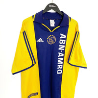 2000/01 VAN DER VAART #23 Ajax Vintage Umbro Centenary Away Football Shirt (XL)