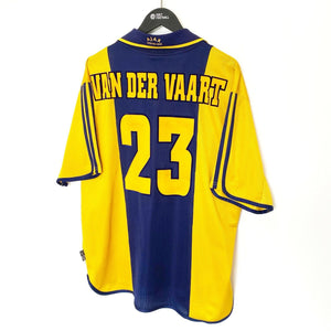 2000/01 VAN DER VAART #23 Ajax Vintage Umbro Centenary Away Football Shirt (XL)