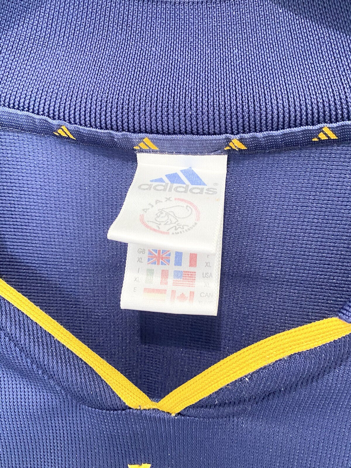 2000/01 VAN DER VAART #23 Ajax Vintage Umbro Centenary Away Football Shirt (XL)