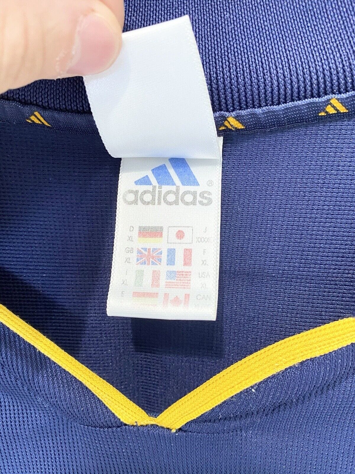 2000/01 VAN DER VAART #23 Ajax Vintage Umbro Centenary Away Football Shirt (XL)