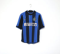 2000/01 VIERI #32 Inter Milan Vintage Nike Home Football Shirt Jersey (S/M)