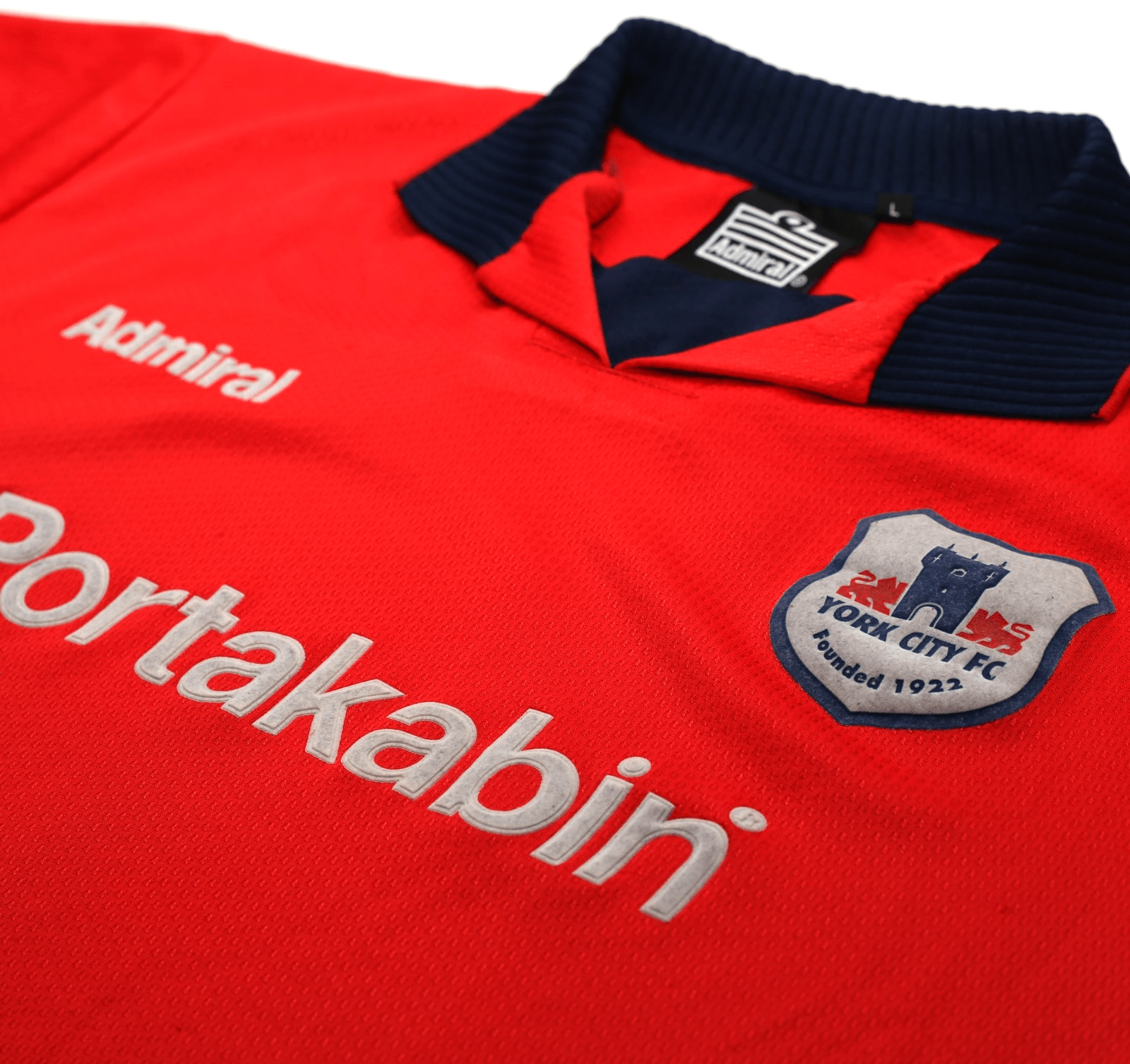 2000/01 YORK CITY Vintage Admiral Home Football Shirt (L)