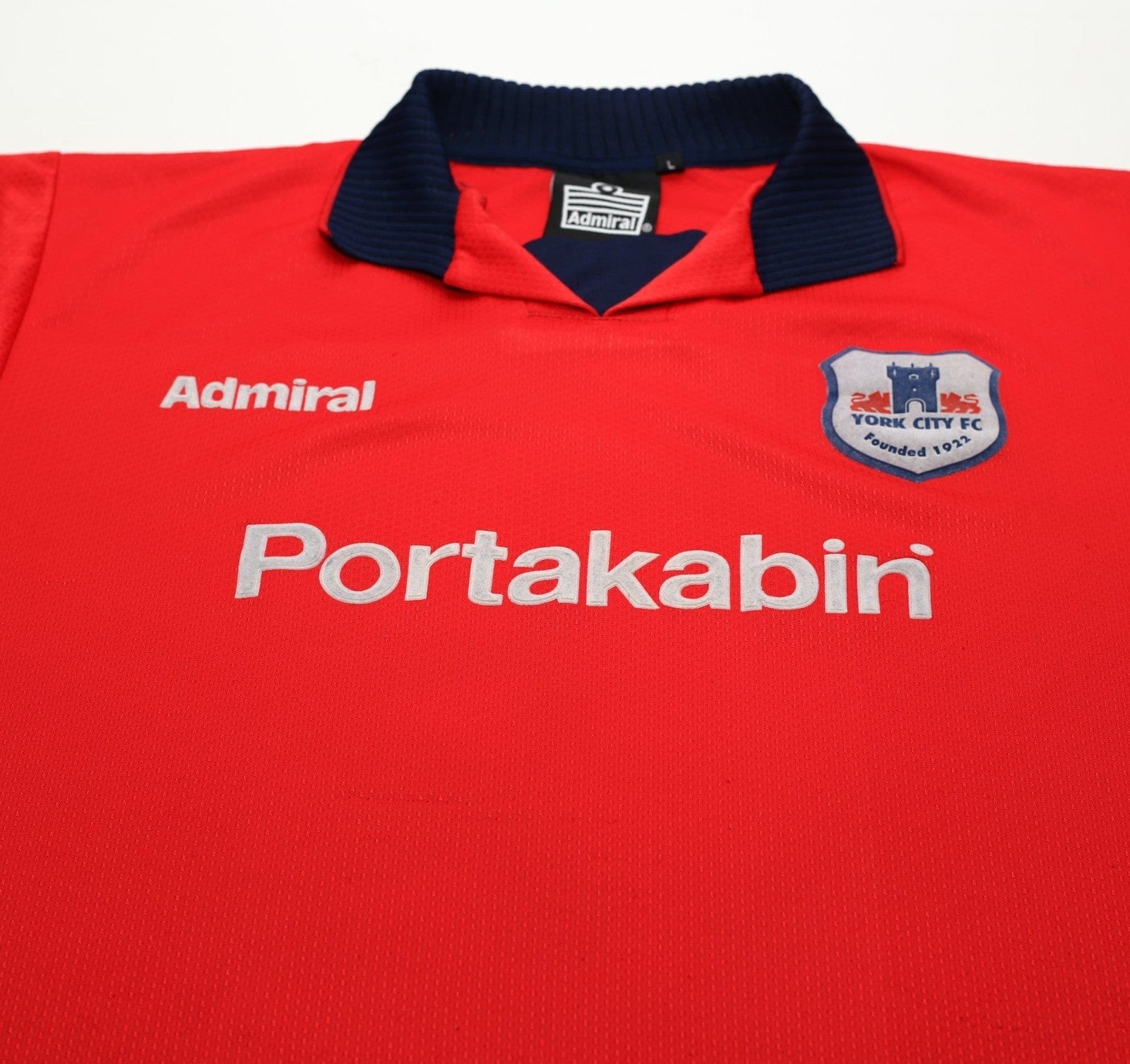2000/01 YORK CITY Vintage Admiral Home Football Shirt (L)