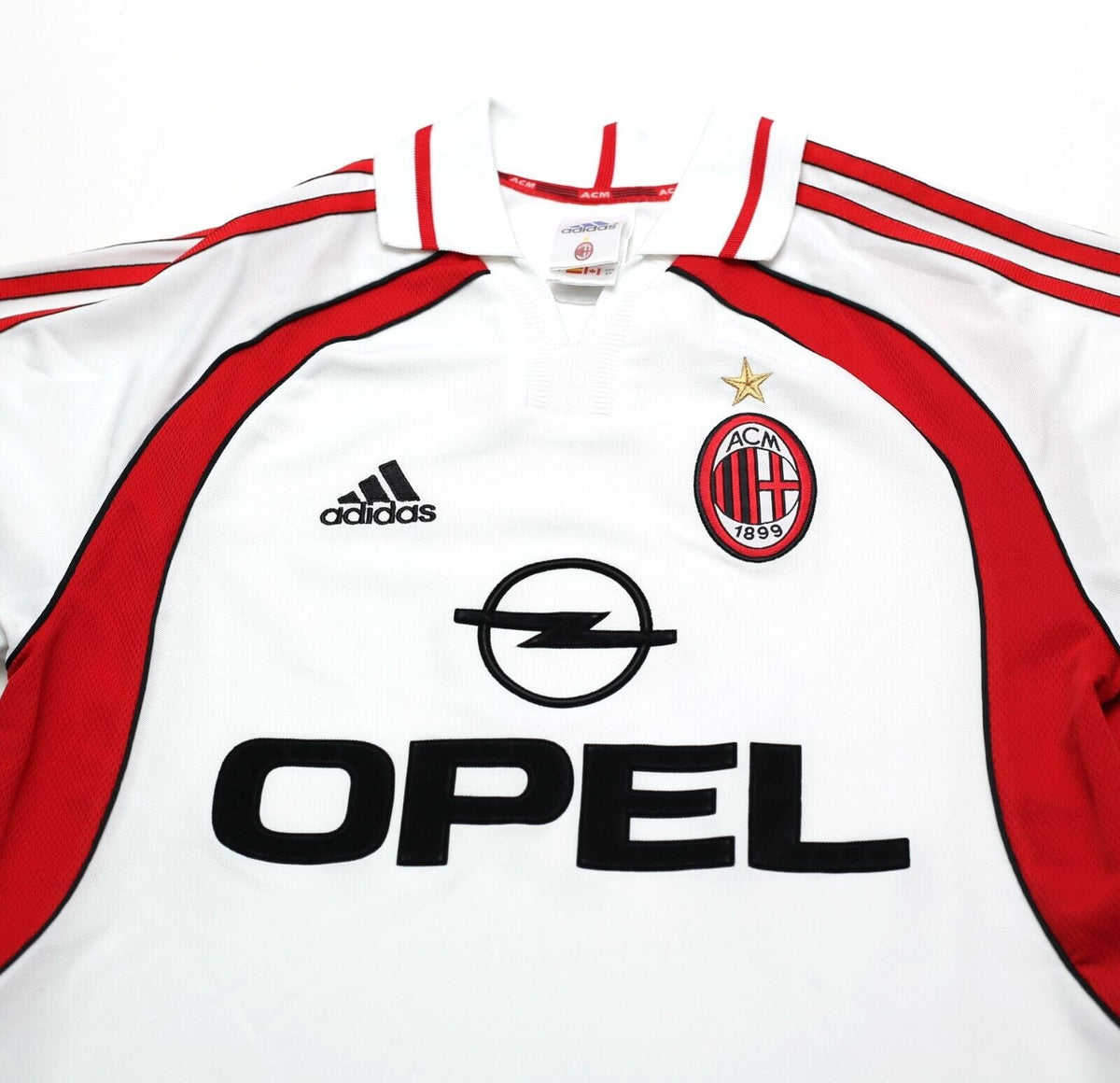 2000/02 AC MILAN Vintage adidas Away Football Shirt Jersey (S)