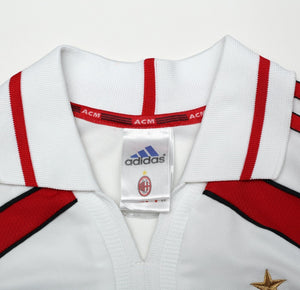 2000/02 AC MILAN Vintage adidas Away Football Shirt Jersey (S)
