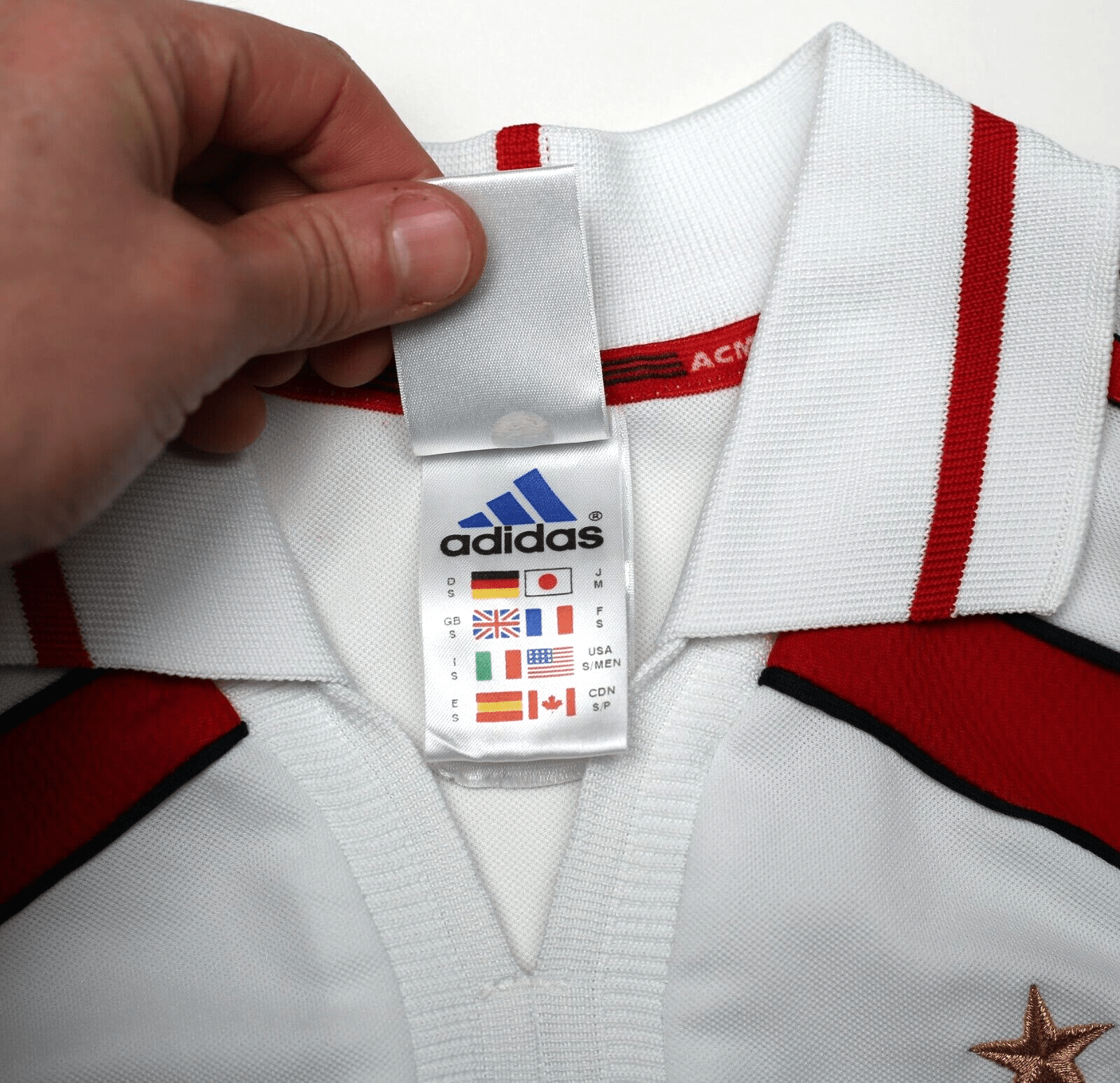 2000/02 AC MILAN Vintage adidas Away Football Shirt Jersey (S)