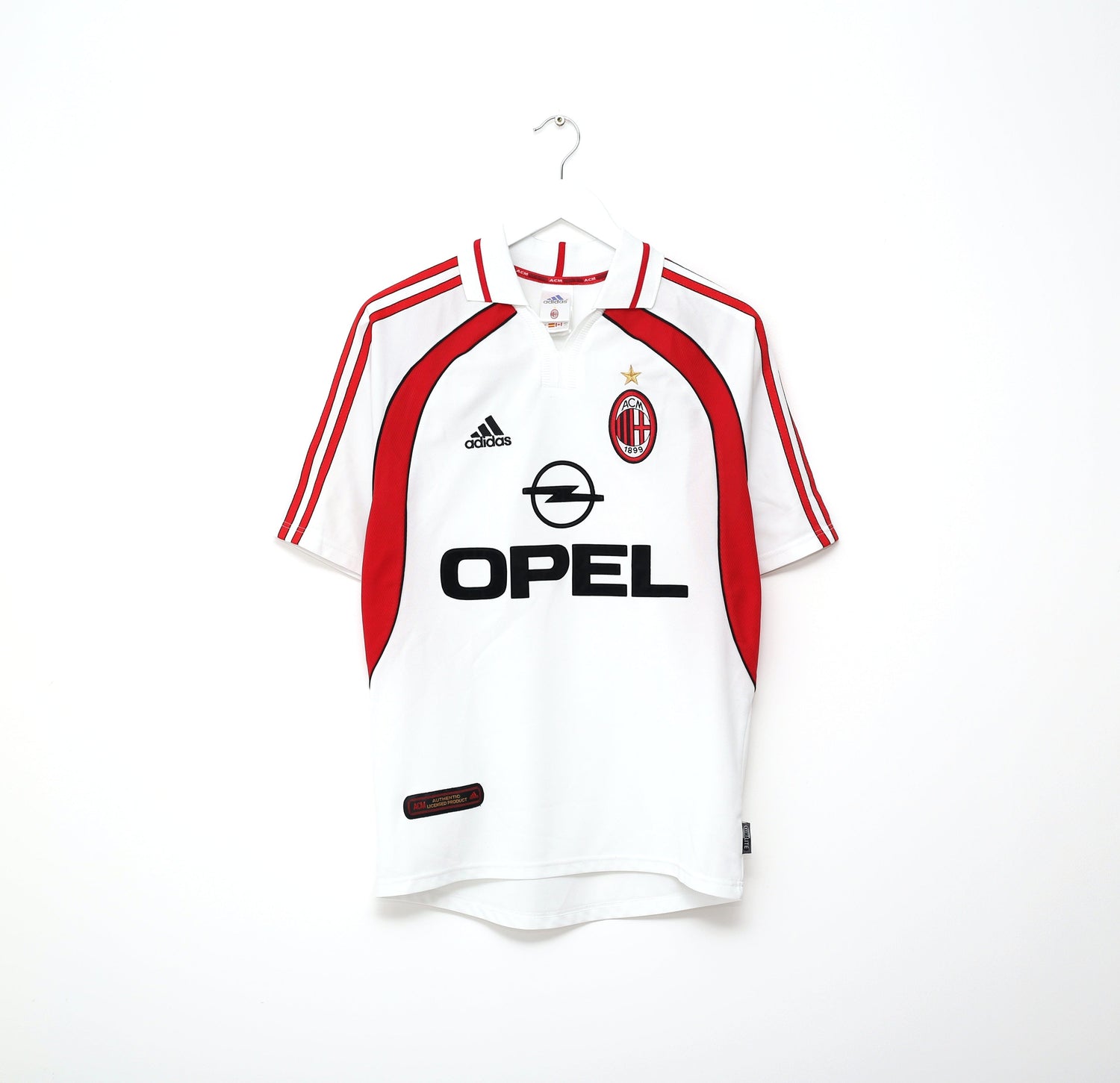 2000/02 AC MILAN Vintage adidas Away Football Shirt Jersey