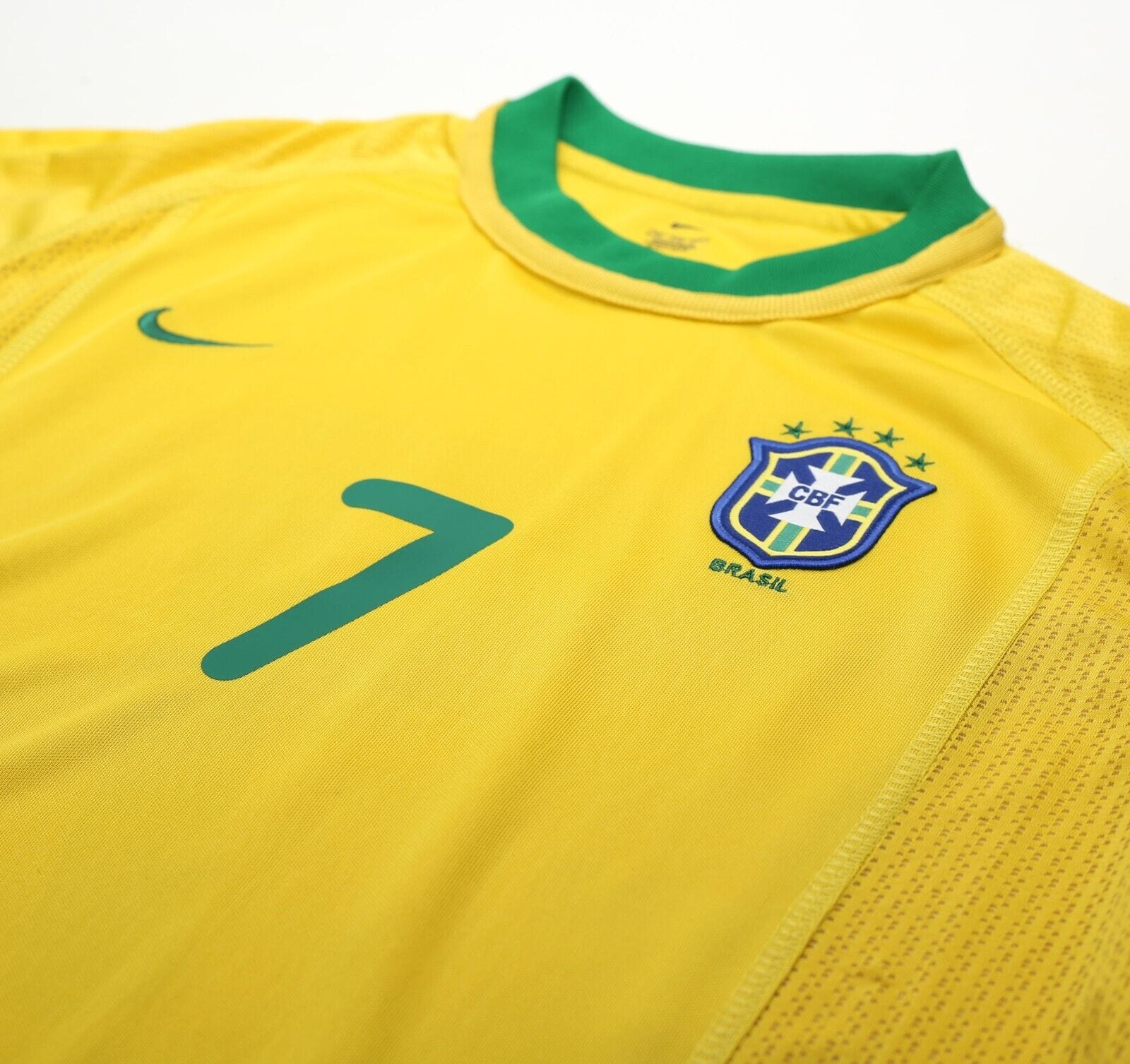 2000/02 AMOROSO #7 Brazil Vintage Nike Home Football Shirt (XL)