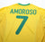 2000/02 AMOROSO #7 Brazil Vintage Nike Home Football Shirt (XL)