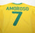 2000/02 AMOROSO #7 Brazil Vintage Nike Home Football Shirt (XL)