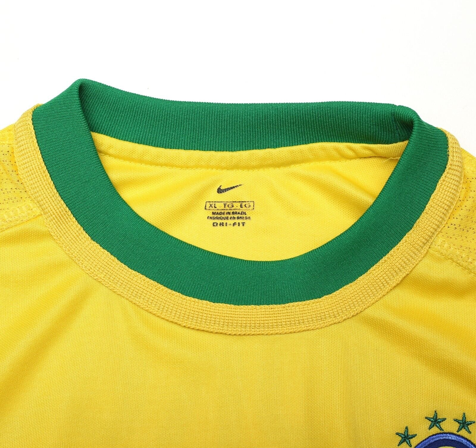 2000/02 AMOROSO #7 Brazil Vintage Nike Home Football Shirt (XL)