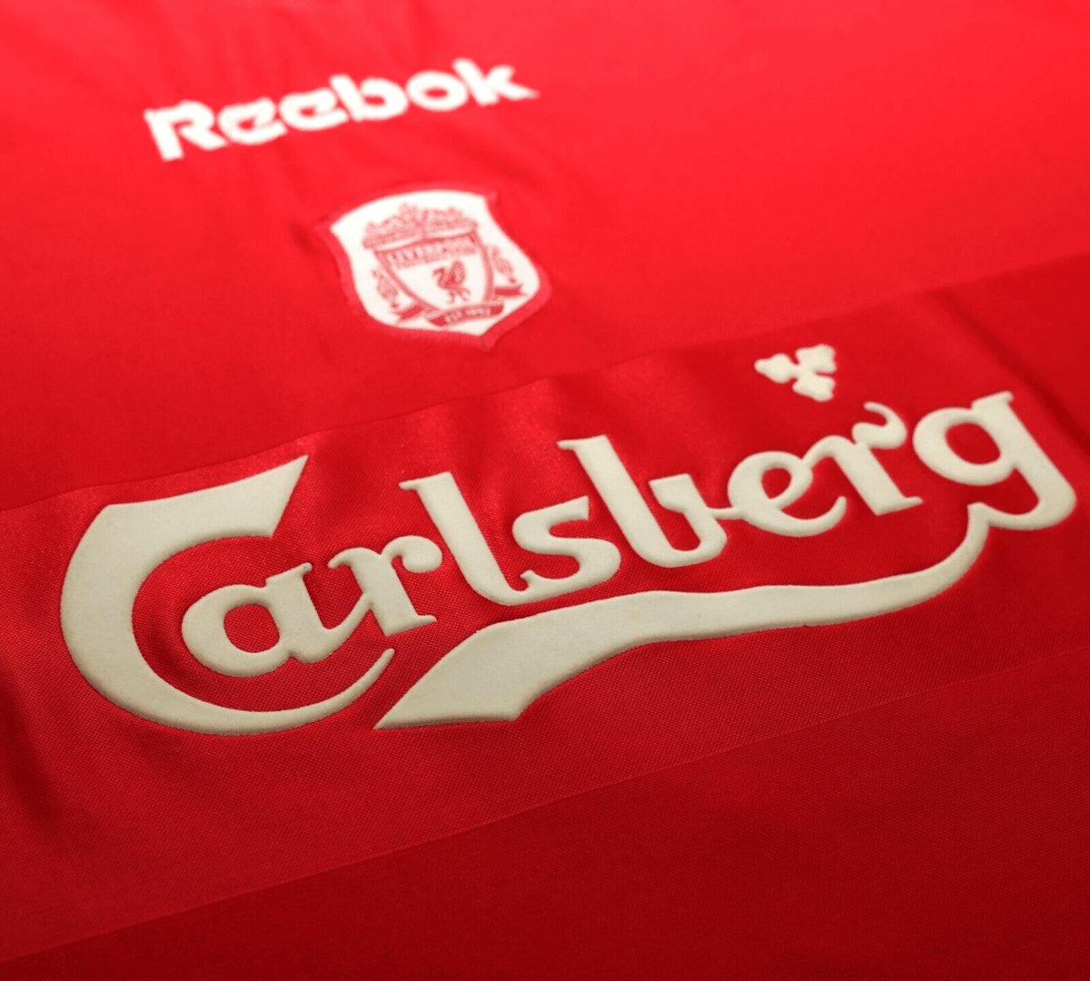 2000/02 ANELKA #9 Liverpool Vintage Reebok Home Football Shirt Jersey (M)