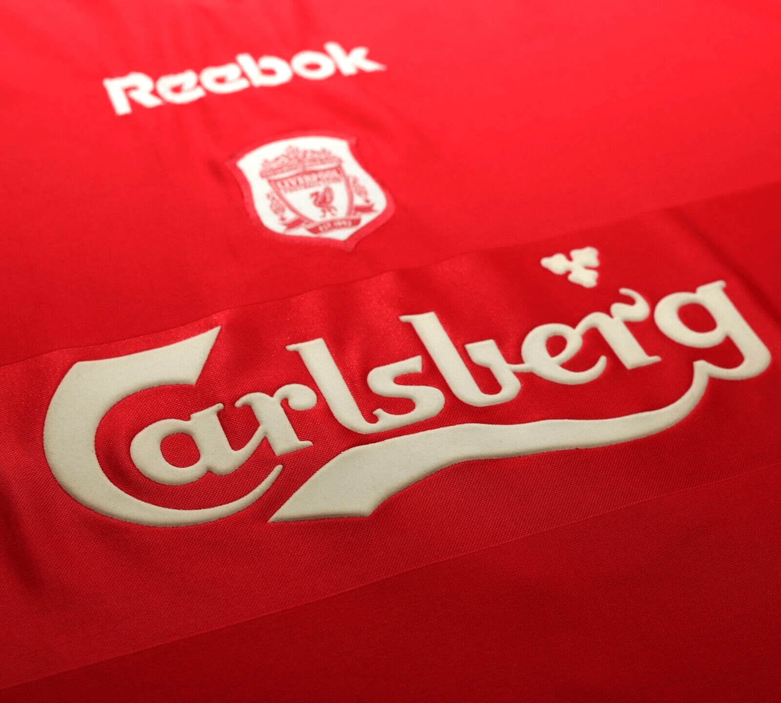 2000/02 ANELKA #9 Liverpool Vintage Reebok Home Football Shirt Jersey (M)