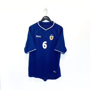 2000/02 Barry FERGUSON #6 Scotland Vintage FILA Home Football Shirt (XL) Rangers