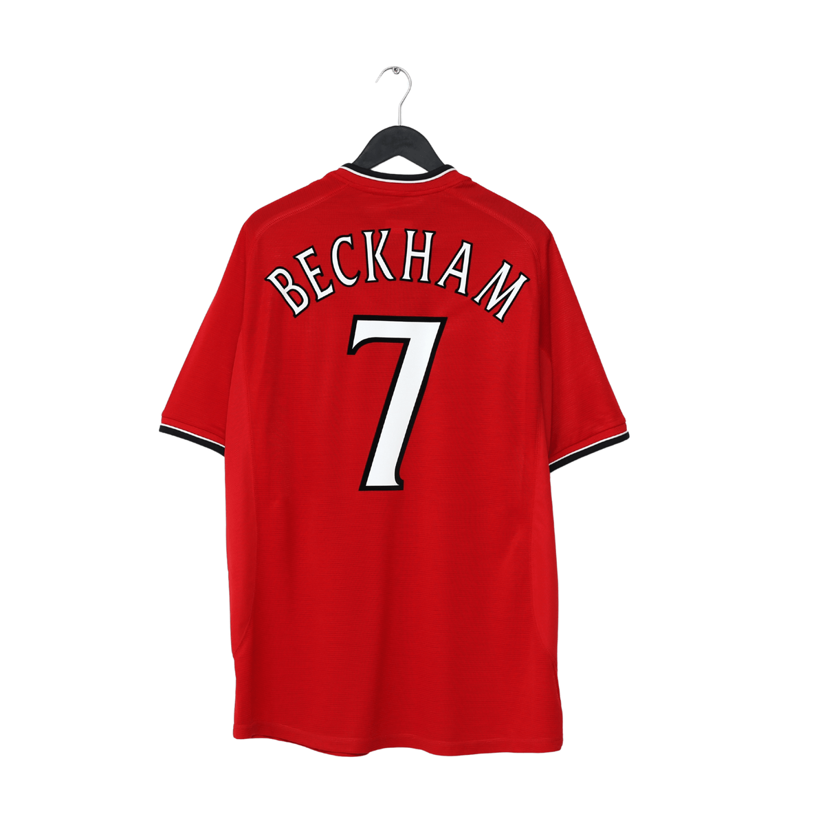 2000/02 BECKHAM #7 Manchester United Vintage Umbro Home Shirt (XL)