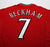 2000/02 BECKHAM #7 Manchester United Vintage Umbro Home Shirt (XL)