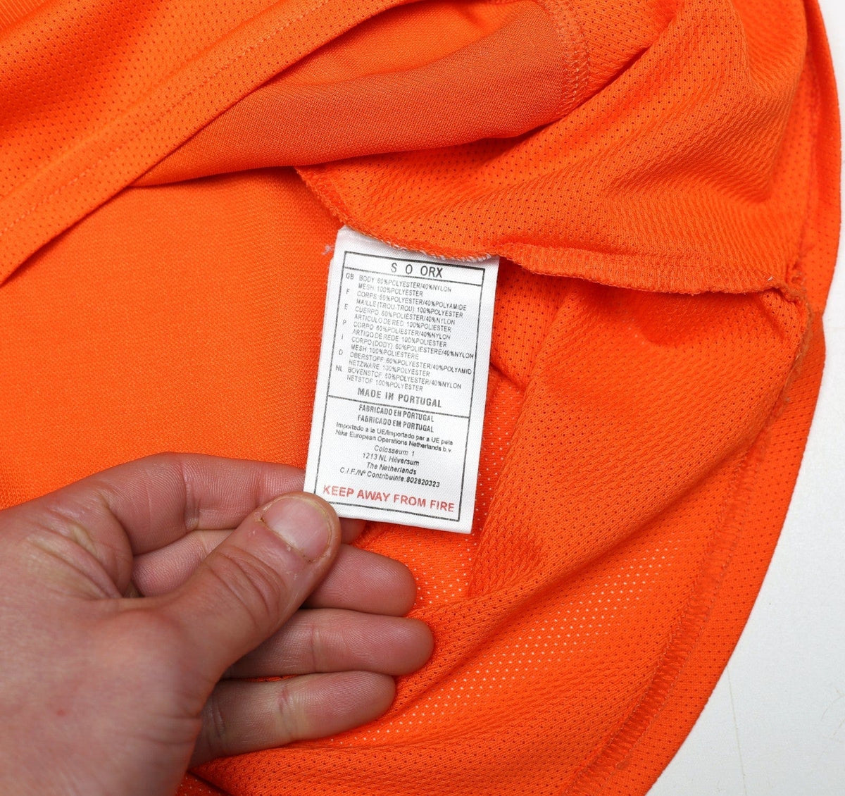 2000/02 BERGKAMP #10 Holland Vintage Nike Home Football Shirt (L) EURO 2000