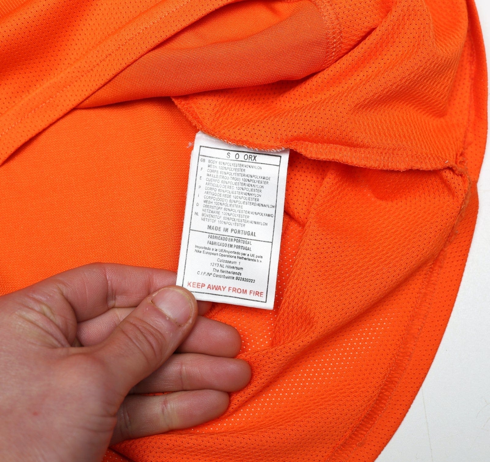 2000/02 BERGKAMP #10 Holland Vintage Nike Home Football Shirt (L) EURO 2000