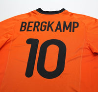 2000/02 BERGKAMP #10 Holland Vintage Nike Home Football Shirt (L) EURO 2000