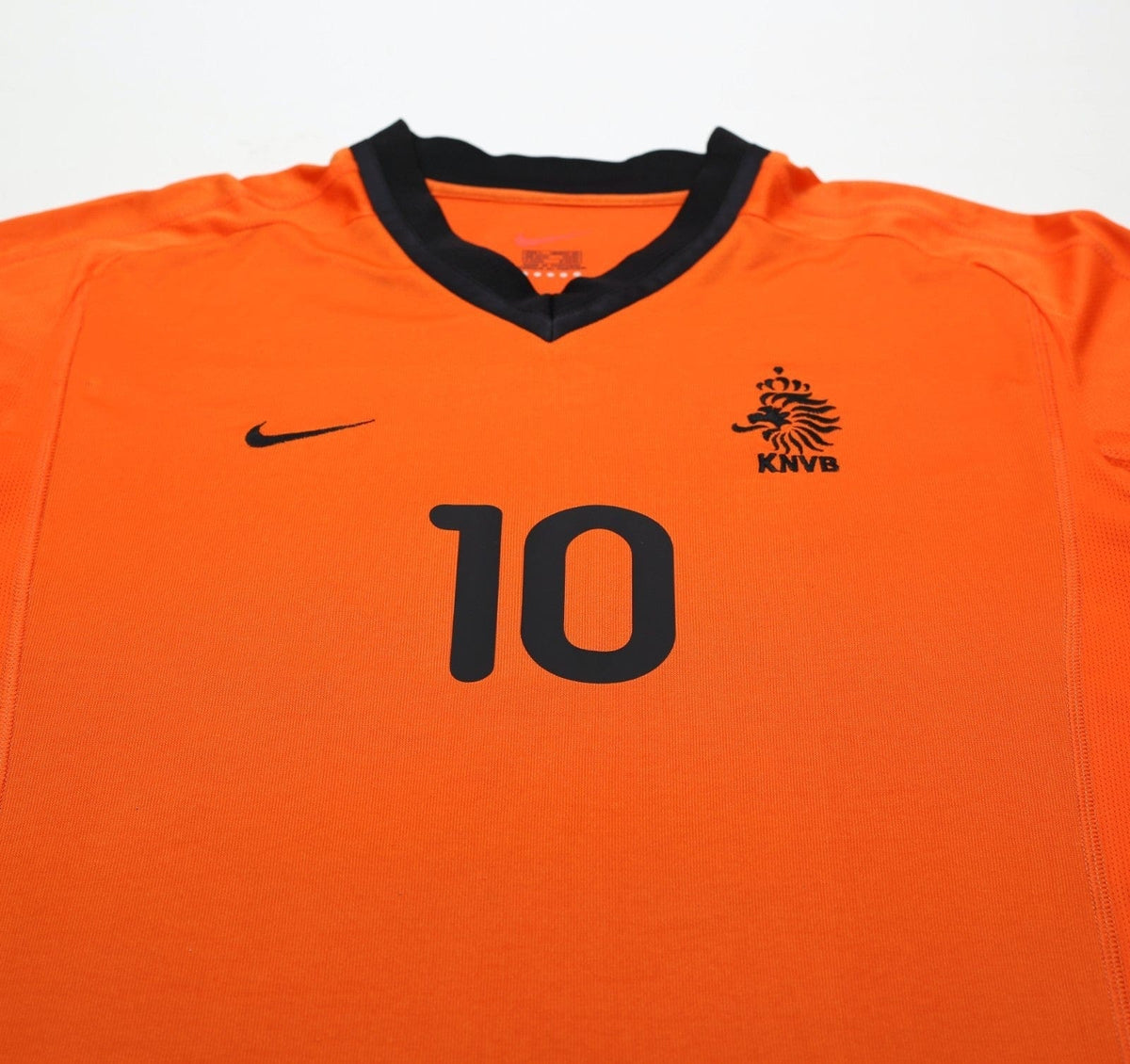 2000/02 BERGKAMP #10 Holland Vintage Nike Home Football Shirt (L) EURO 2000