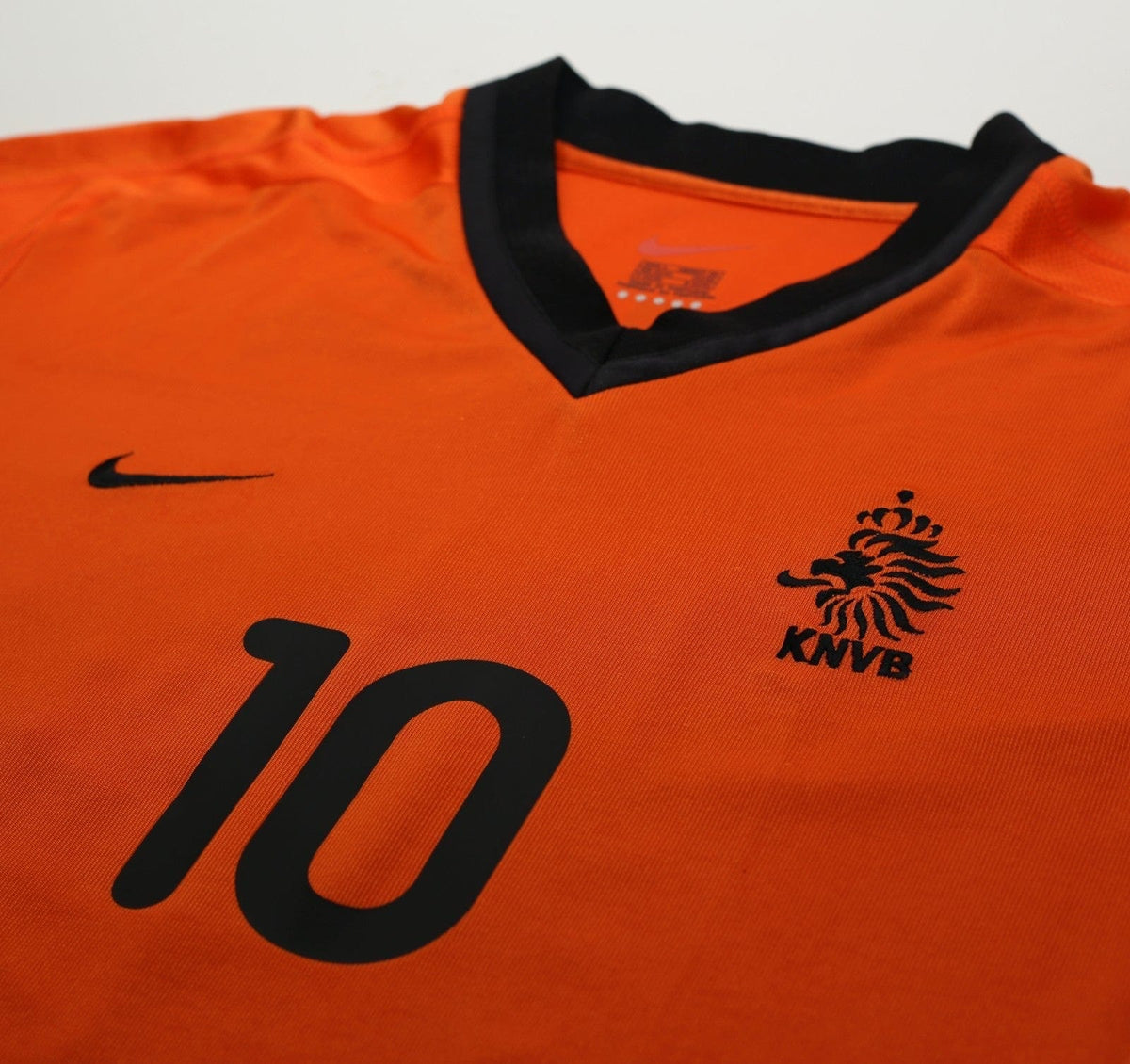 2000/02 BERGKAMP #10 Holland Vintage Nike Home Football Shirt (L) EURO 2000