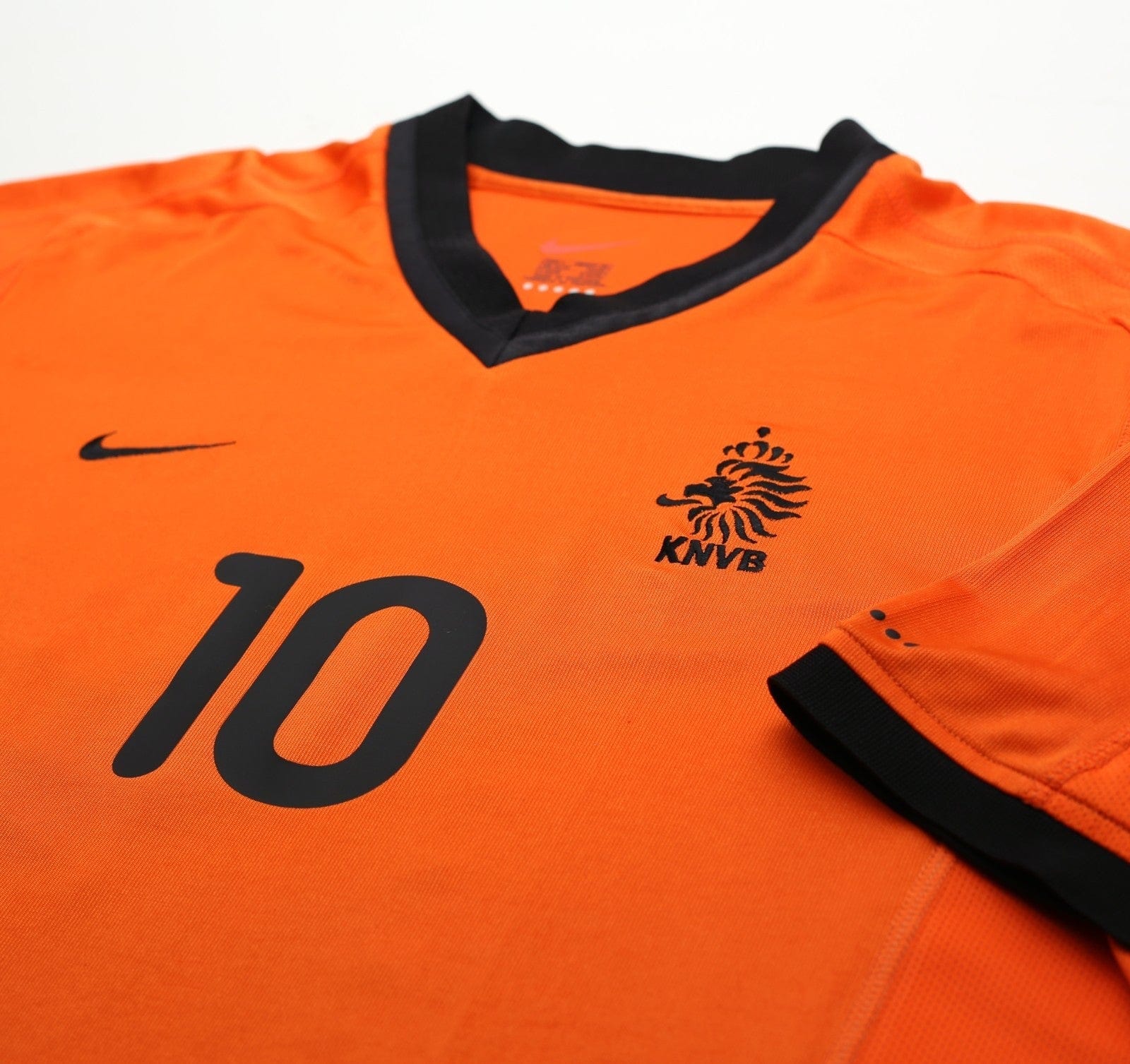 2000/02 BERGKAMP #10 Holland Vintage Nike Home Football Shirt (L) EURO 2000