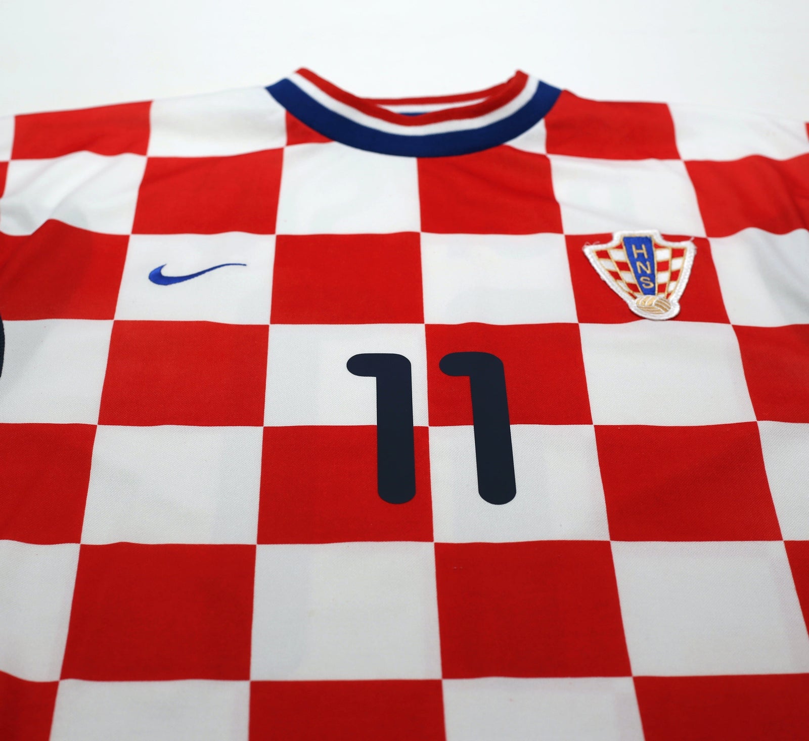 2000/02 BOKŠIČ #11 Croatia Vintage Nike Home Football Shirt (S/M)