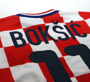2000/02 BOKŠIČ #11 Croatia Vintage Nike Home Football Shirt (S/M)