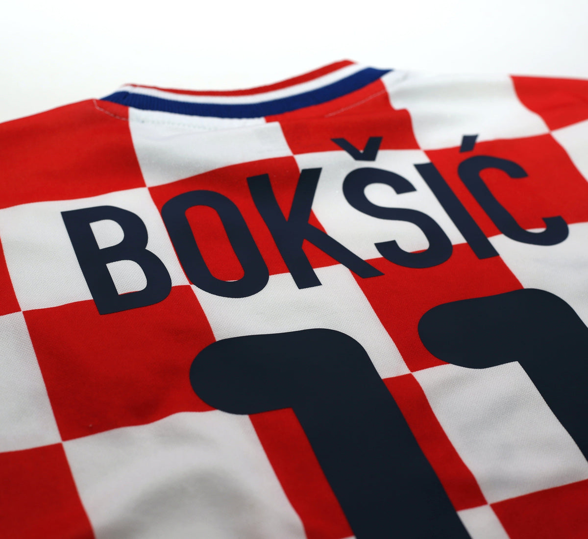 2000/02 BOKŠIČ #11 Croatia Vintage Nike Home Football Shirt (S/M)