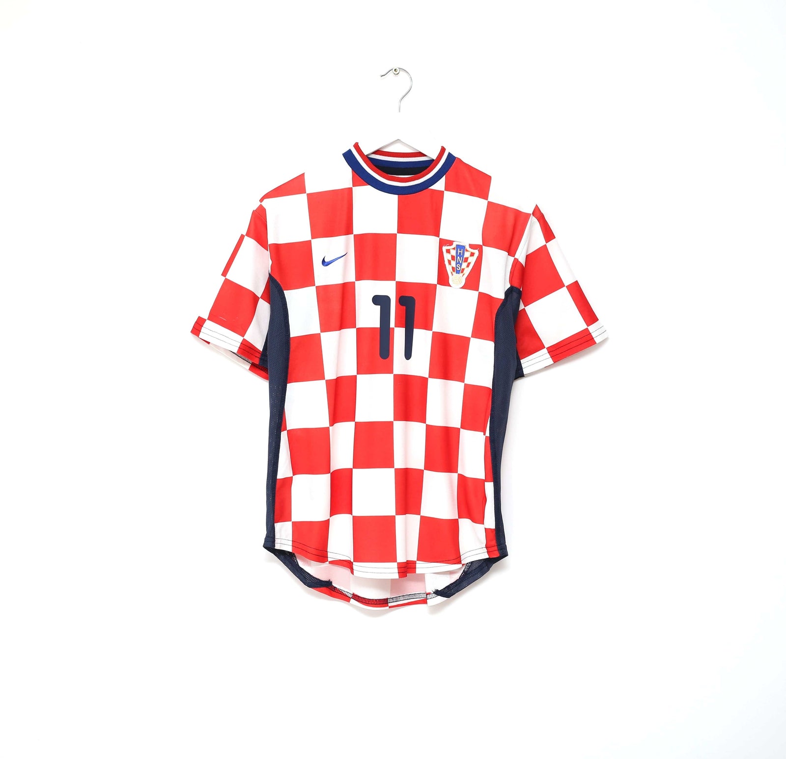 2000/02 BOKŠIČ #11 Croatia Vintage Nike Home Football Shirt (S/M)