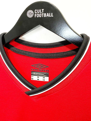 2000/02 CANTONA #7 Manchester United Vintage Umbro (XL) Ryan Giggs Testimonial Shirt 2001
