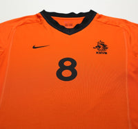 2000/02 DAVIDS #8 Holland Vintage Nike Home Football Shirt (M) EURO 2000