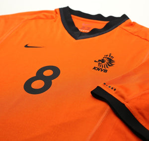 2000/02 DAVIDS #8 Holland Vintage Nike Home Football Shirt (M) EURO 2000