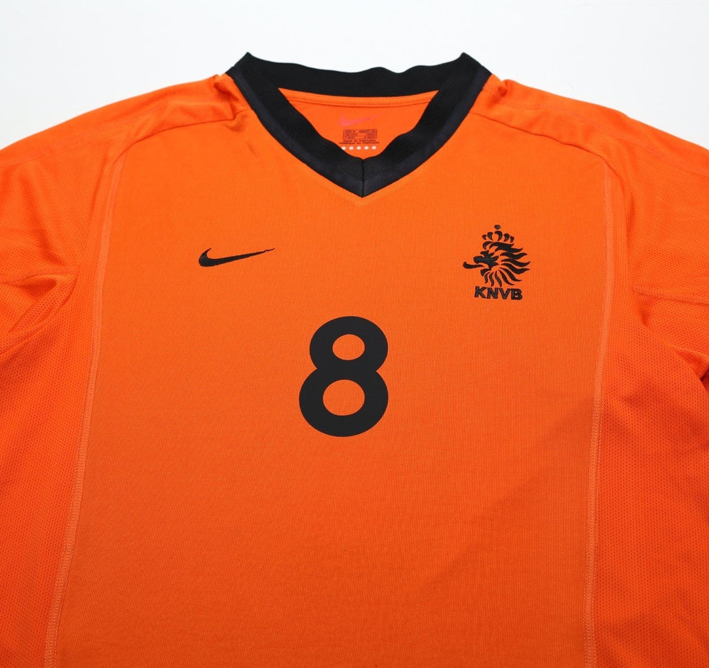 2000/02 DAVIDS #8 Holland Vintage Nike Home Football Shirt (M) EURO 2000
