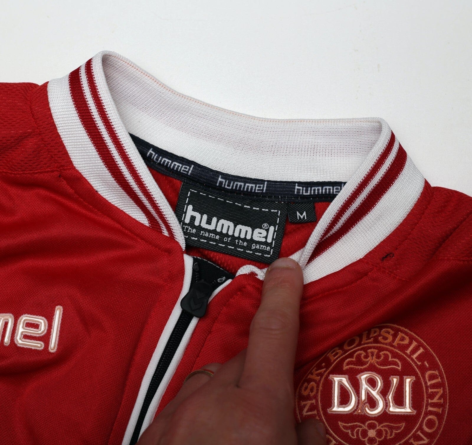 2000/02 DENMARK Vintage Hummel Home Football Shirt (M)