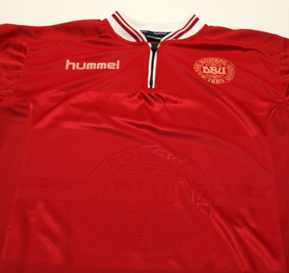 2000/02 DENMARK Vintage Hummel Home Football Shirt (M)