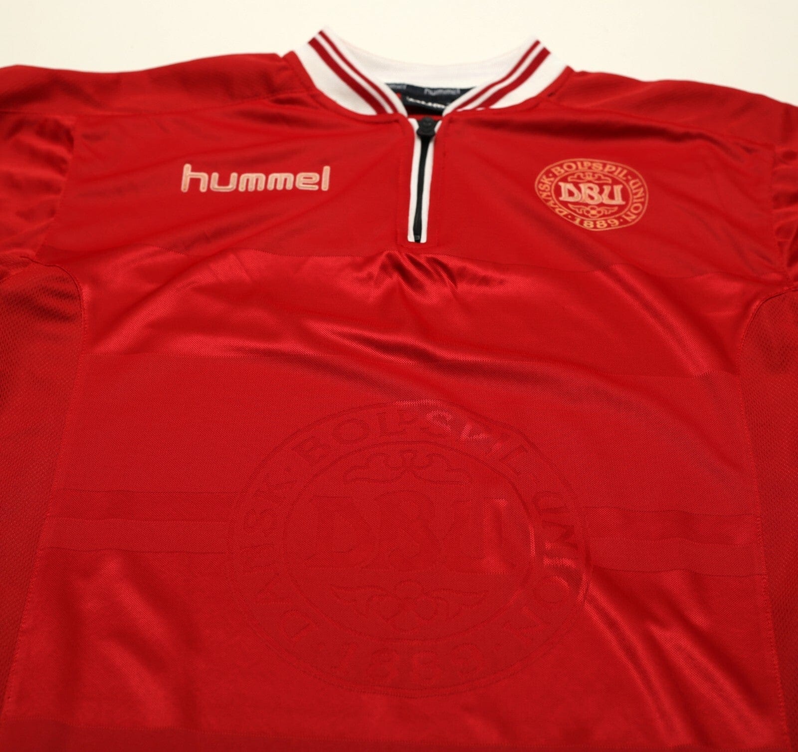 2000/02 DENMARK Vintage Hummel Home Football Shirt (M)