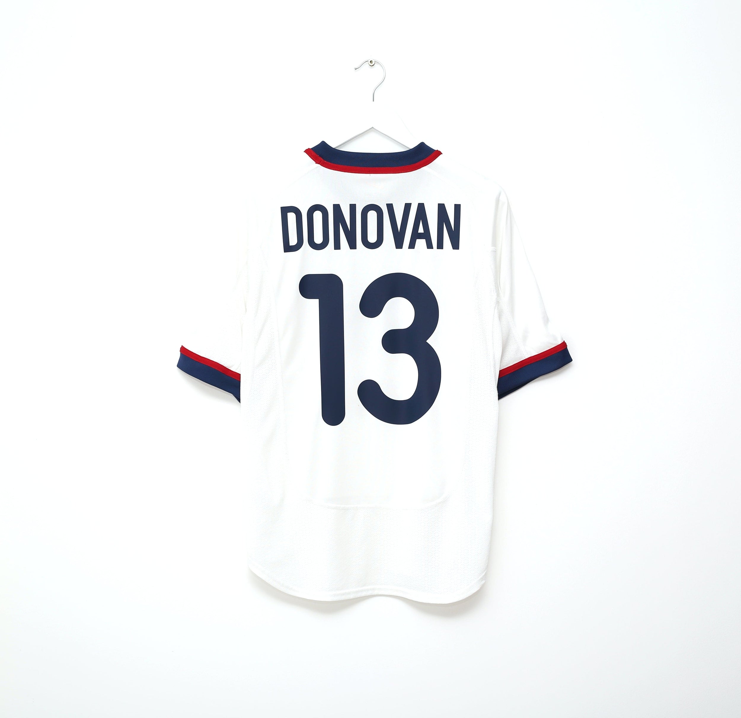 2000/02 DONOVAN #13 USA Vintage Nike Home Football Shirt Jersey (M) USMT