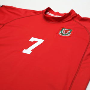 2000/02 Earnshaw #7 Wales Vintage Kappa Home Football Shirt (M/L)