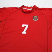 2000/02 Earnshaw #7 Wales Vintage Kappa Home Football Shirt (M/L)