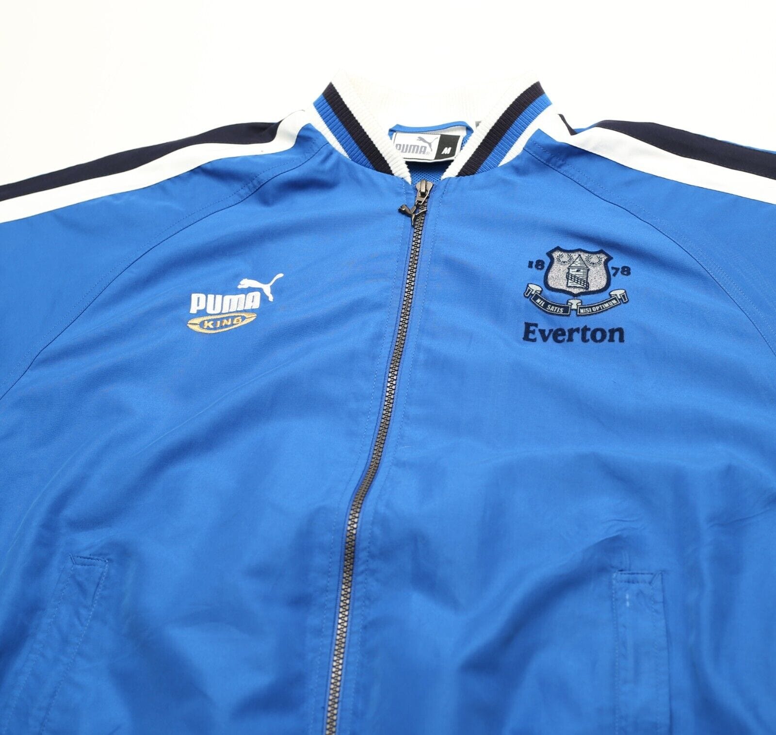 2000/02 EVERTON Vintage PUMA King Football Track Top Bomber