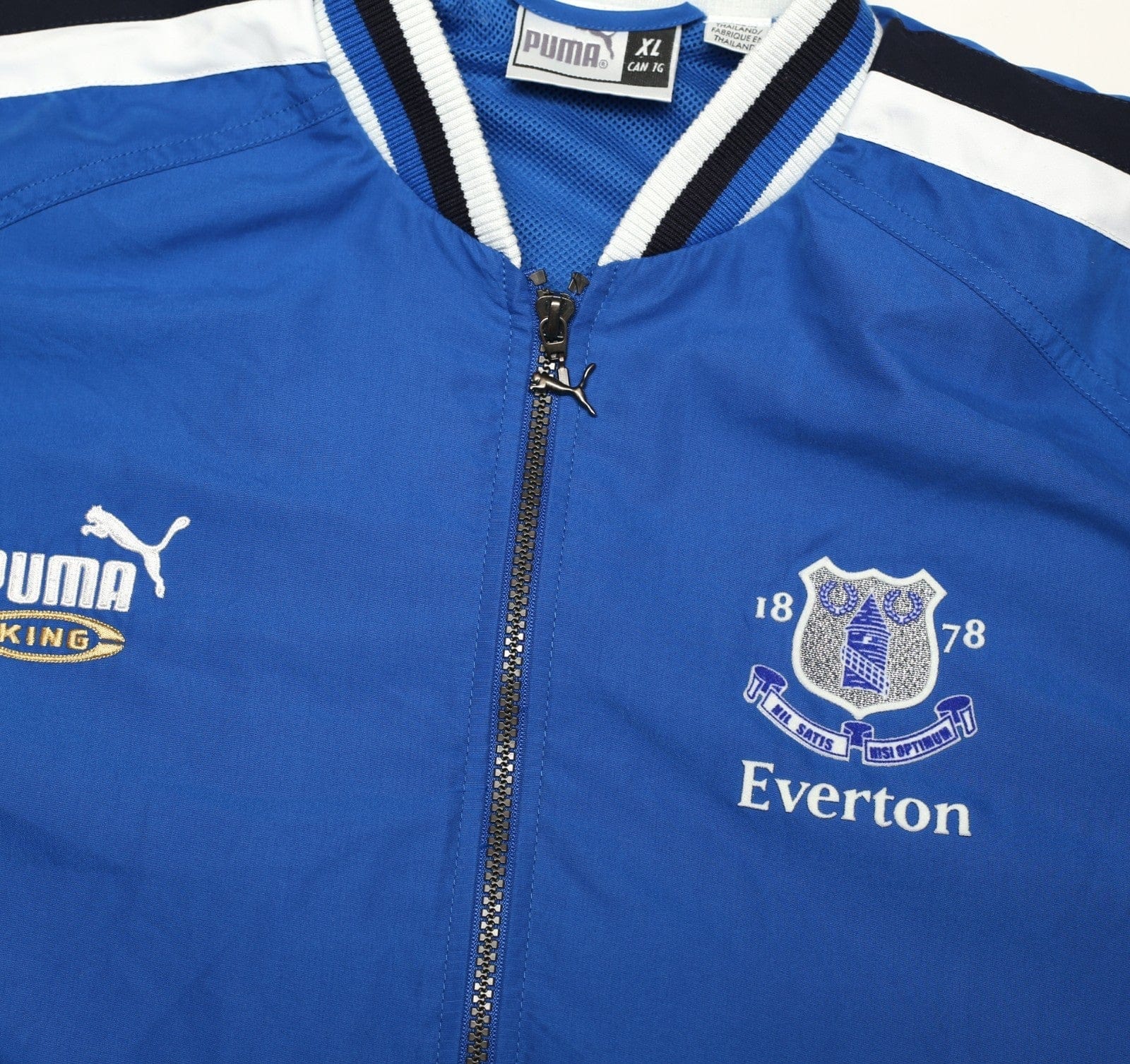 2000/02 EVERTON Vintage PUMA King Football Track Top Bomber Jacket (XL)