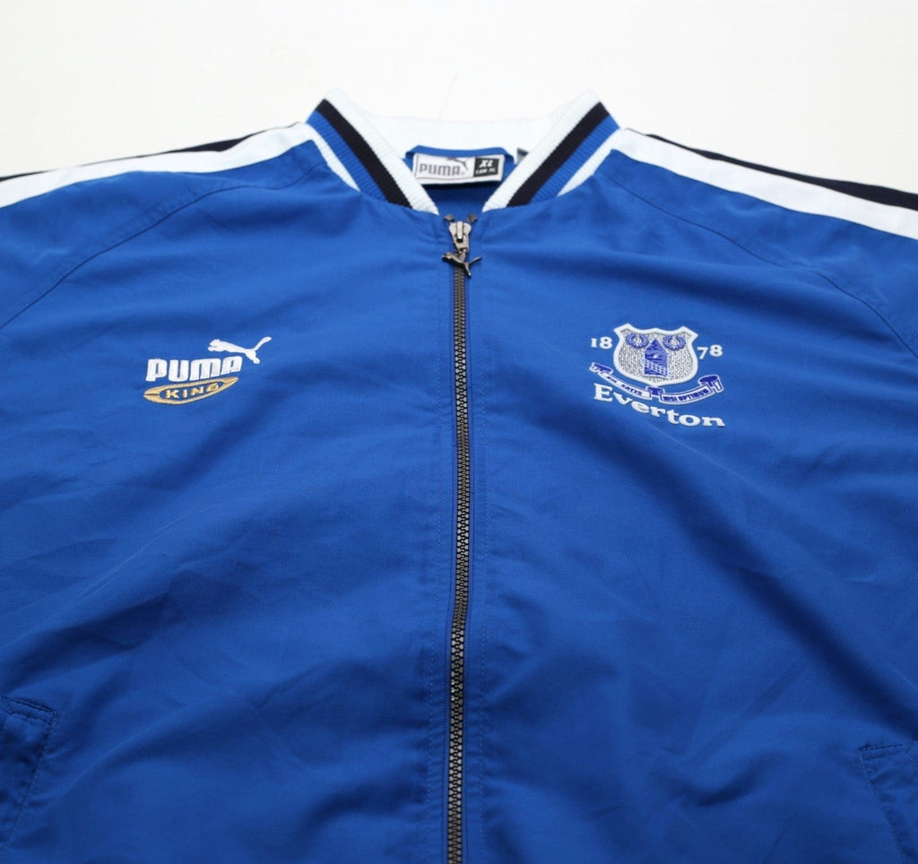 2000/02 EVERTON Vintage PUMA King Football Track Top Bomber Jacket (XL)