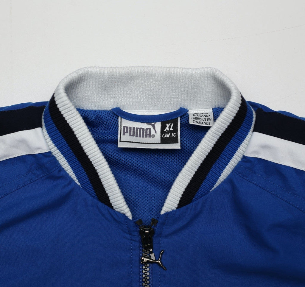 2000/02 EVERTON Vintage PUMA King Football Track Top Bomber Jacket (XL)