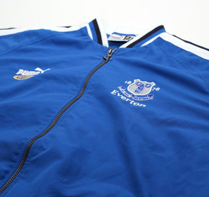 2000/02 EVERTON Vintage PUMA King Football Track Top Bomber Jacket (XL)