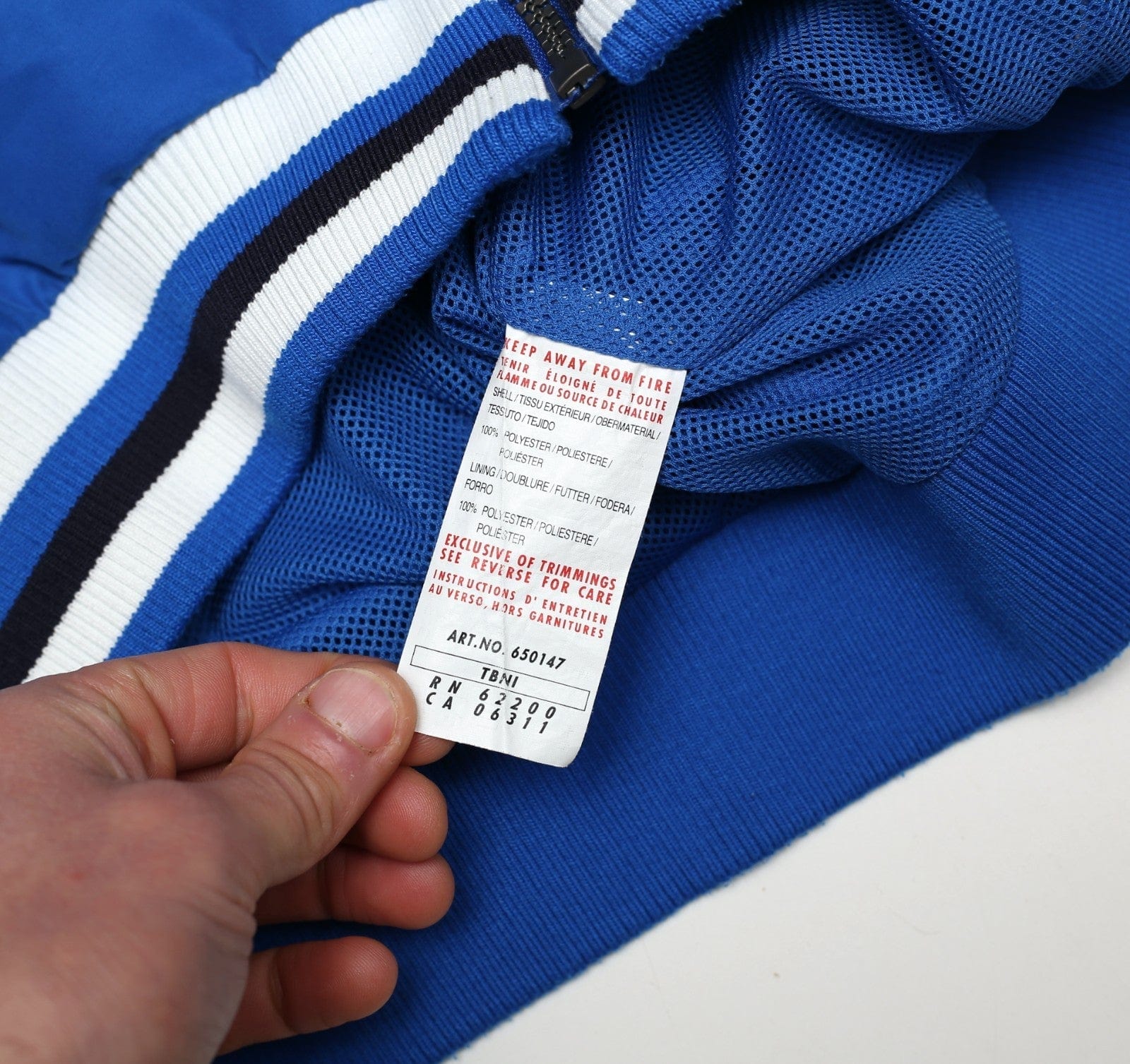 2000/02 EVERTON Vintage PUMA King Football Track Top Bomber Jacket (XL)