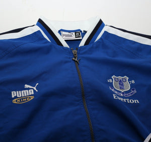 2000/02 EVERTON Vintage PUMA King Football Track Top Bomber Jacket (XL)